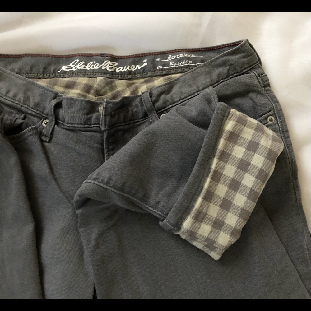 Eddie Bauer lined jeans